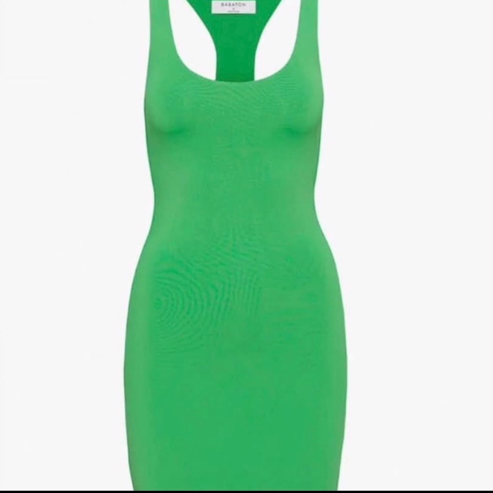 Babaton Green Contour Racerback Bodycon Dress XS